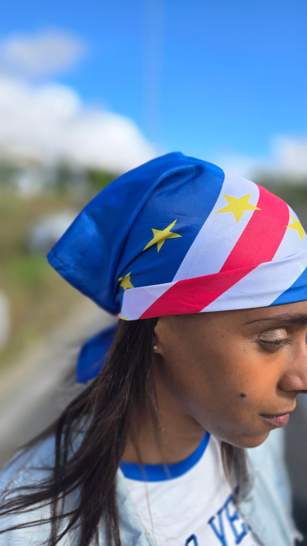 Lenço Bandeira de Cabo Verde