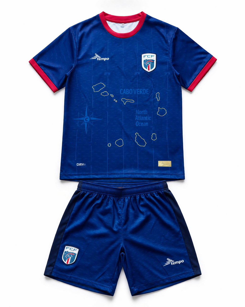 Cape Verde football kit - Equipamento de Futebol  Cabo Verde - Cabo Verde United