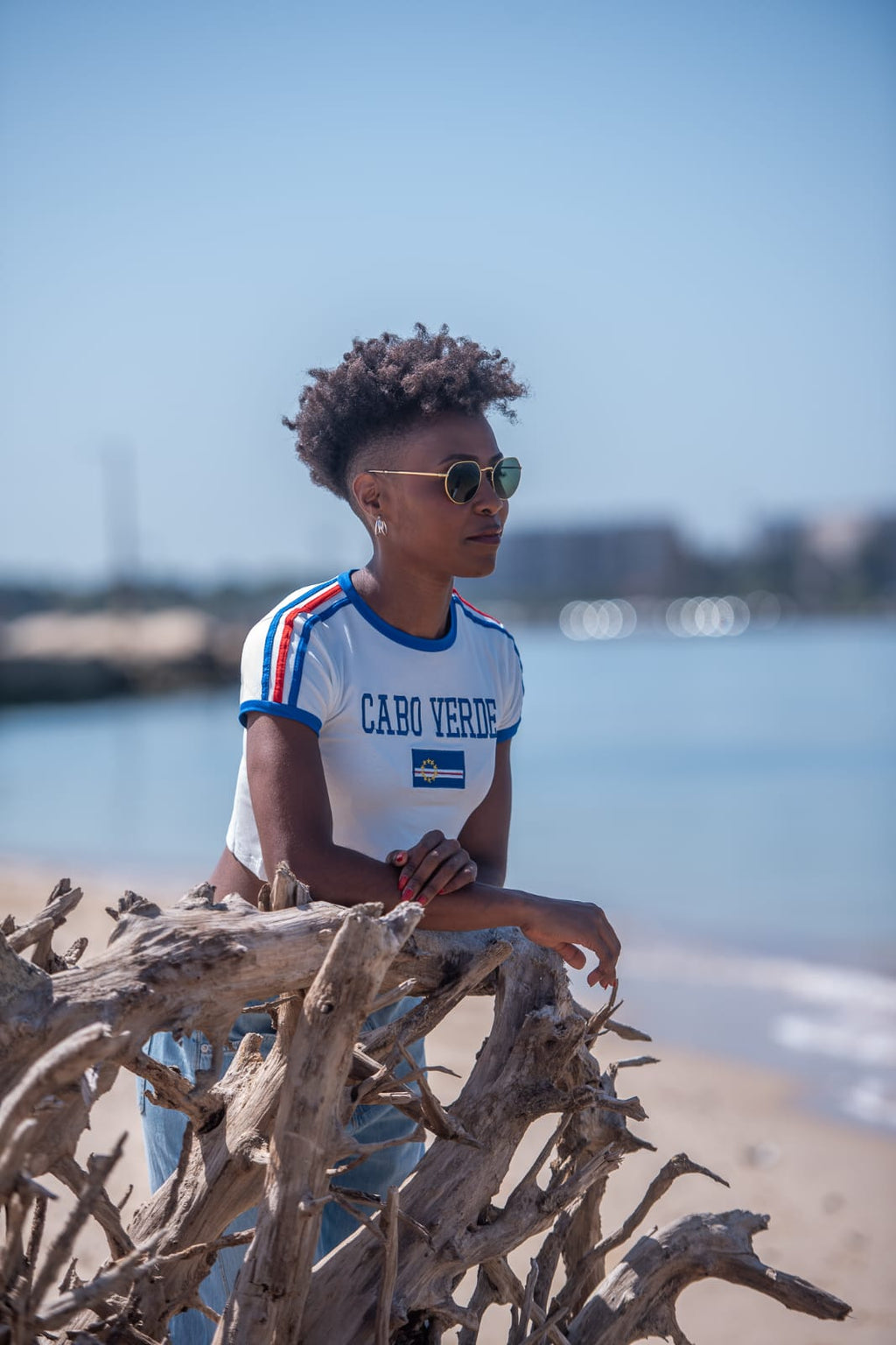 Top  Bandeira de Cabo Verde Bordado