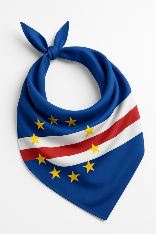 Cape Verde bandana - Lenço Bandeira de Cabo Verde - Cabo Verde United
