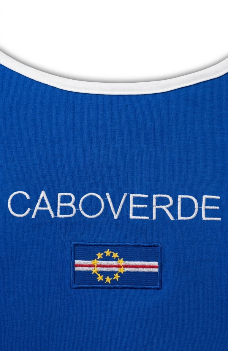 Vestido Bandeira Cabo Verde