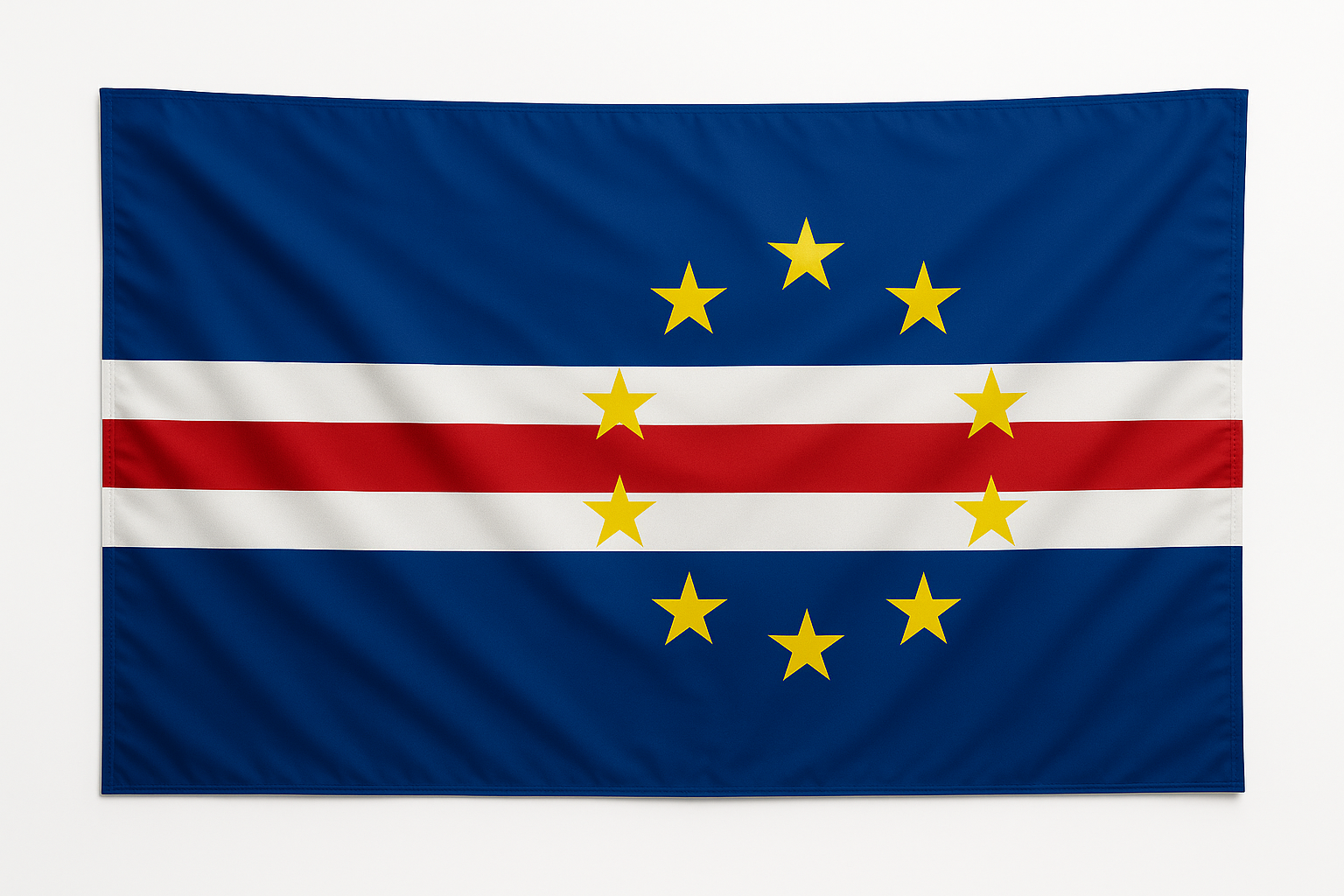 Cape Verde flag - Bandeira de Cabo Verde - Cabo Verde United